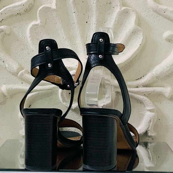 Coach Paige Leather Block Heel Sandals - Picture 2 of 9